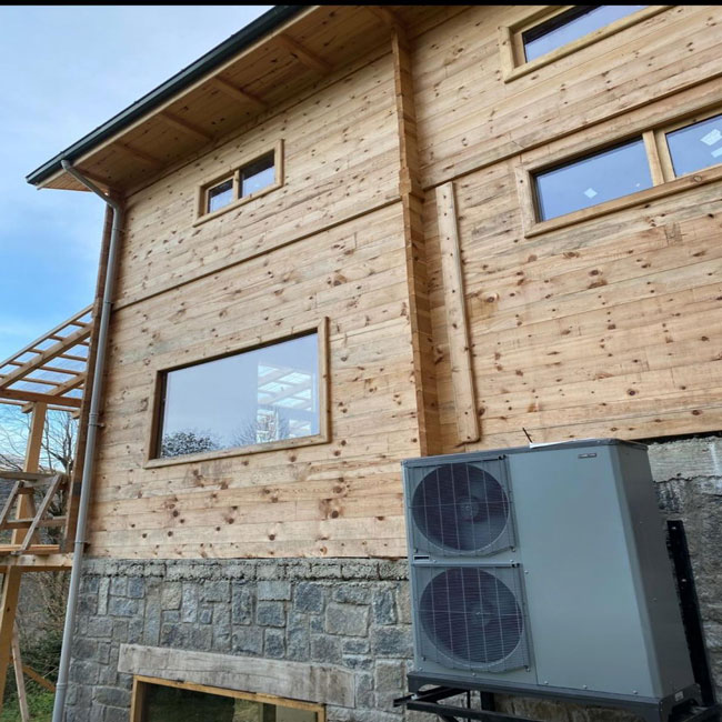 Rize Çamlıhemşin Ahşap Mimari Villa Akıllı Bina Otomasyon ve Isı Pompası  Yapım İşi